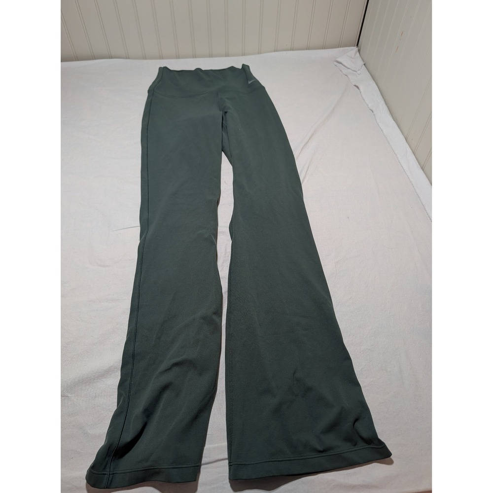 Nike Zenvy Dri-FIT High Waisted Flared Yoga Pants Green Size S Small